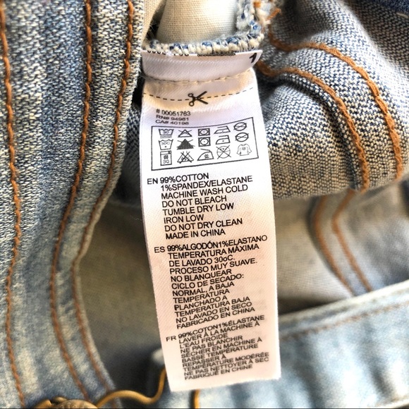 Forever 21 Denim Overalls Shorts Jeans One Piece - Picture 14 of 16